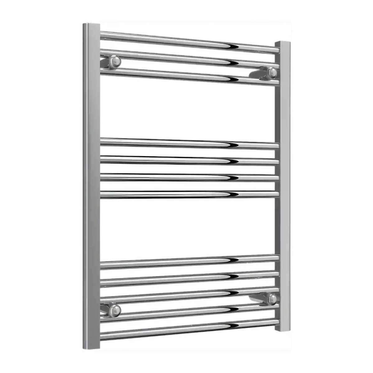 Scaldasalviette Cromato 600mm di Larghezza · Riscaldamento Centralizzato