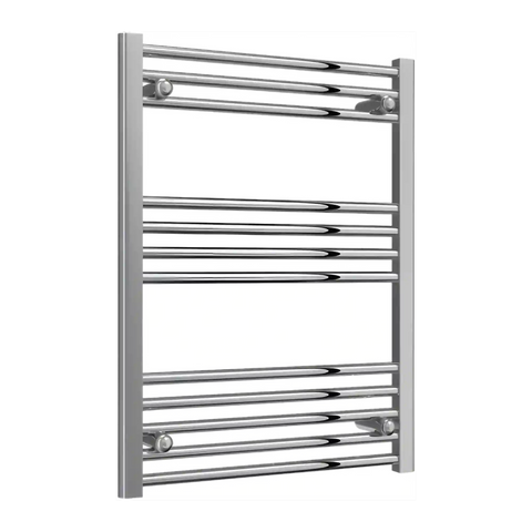 Scaldasalviette Cromato 600mm di Larghezza · Riscaldamento Centralizzato