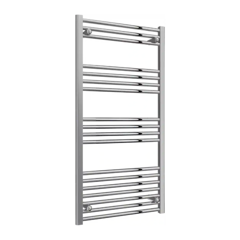 Scaldasalviette Cromato 600mm di Larghezza · Riscaldamento Centralizzato