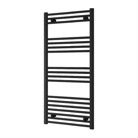 Scaldasalviette Nero 600mm di Larghezza · Riscaldamento Centralizzato