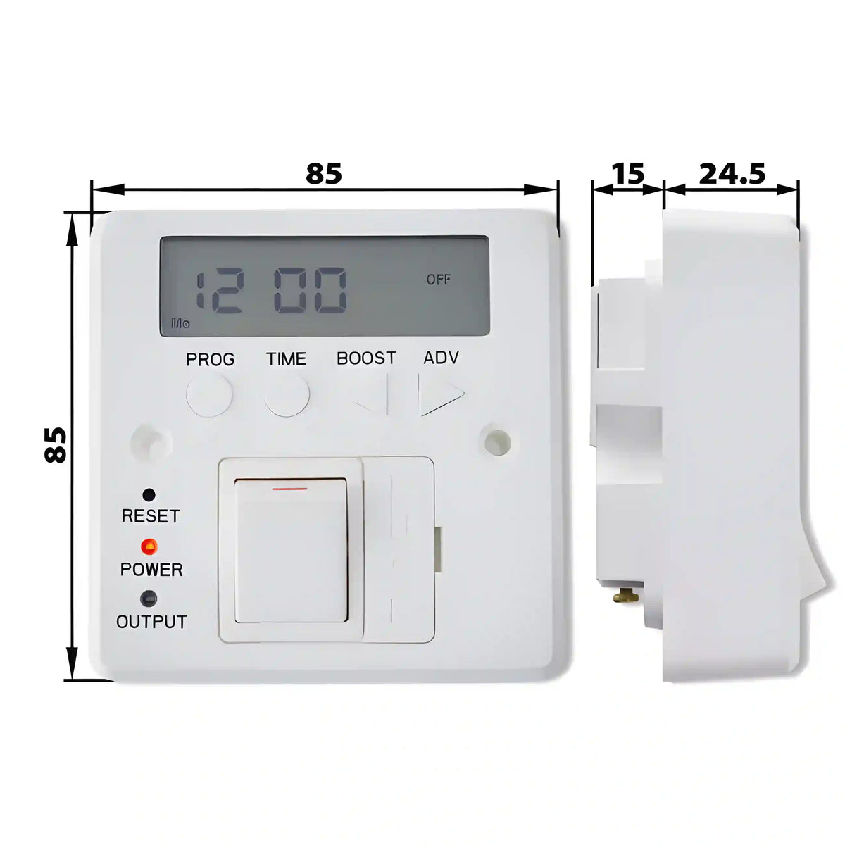 Controlador de pared con temporizador digital programable para radiador toallero - Elegant Radiators