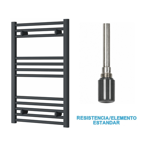 Scaldasalviette Elettrico Antracite 500mm di Larghezza · Precaricato