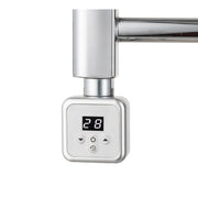 Elemento calefactor digital cromo con termostato y temporizador