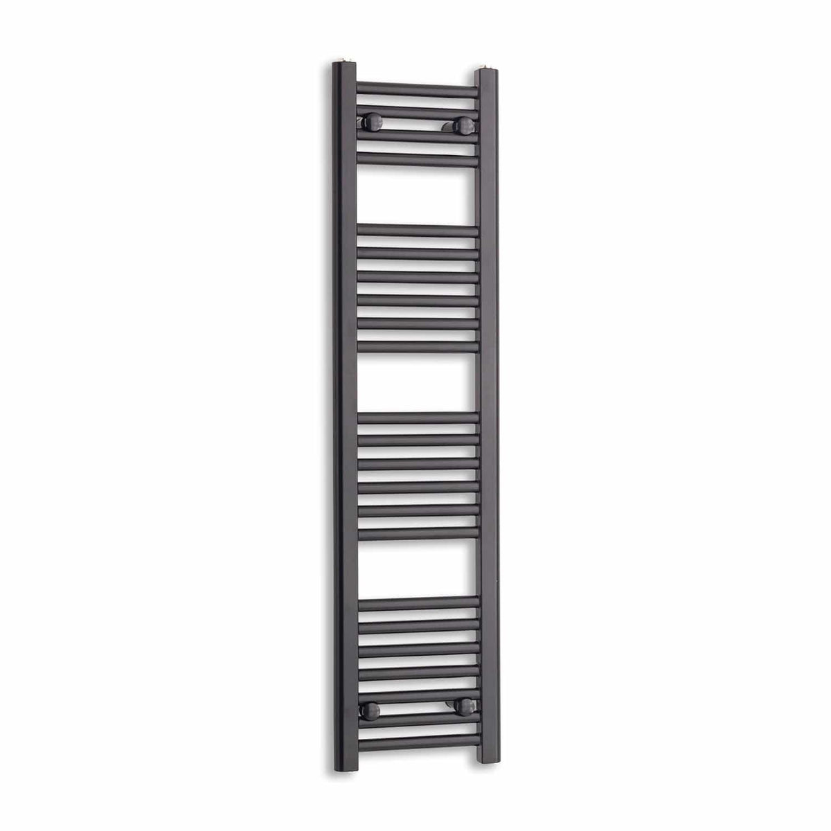 Scaldasalviette Nero 300mm di Larghezza · Riscaldamento Centralizzato