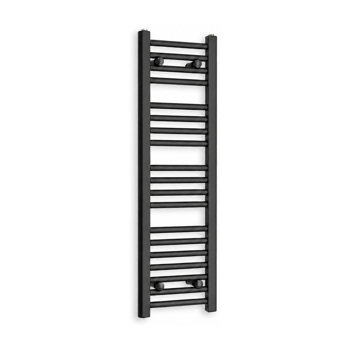 Scaldasalviette Nero 300mm di Larghezza · Riscaldamento Centralizzato
