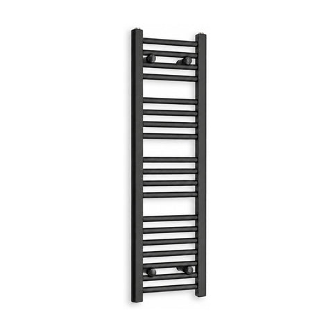 Scaldasalviette Nero 300mm di Larghezza · Riscaldamento Centralizzato