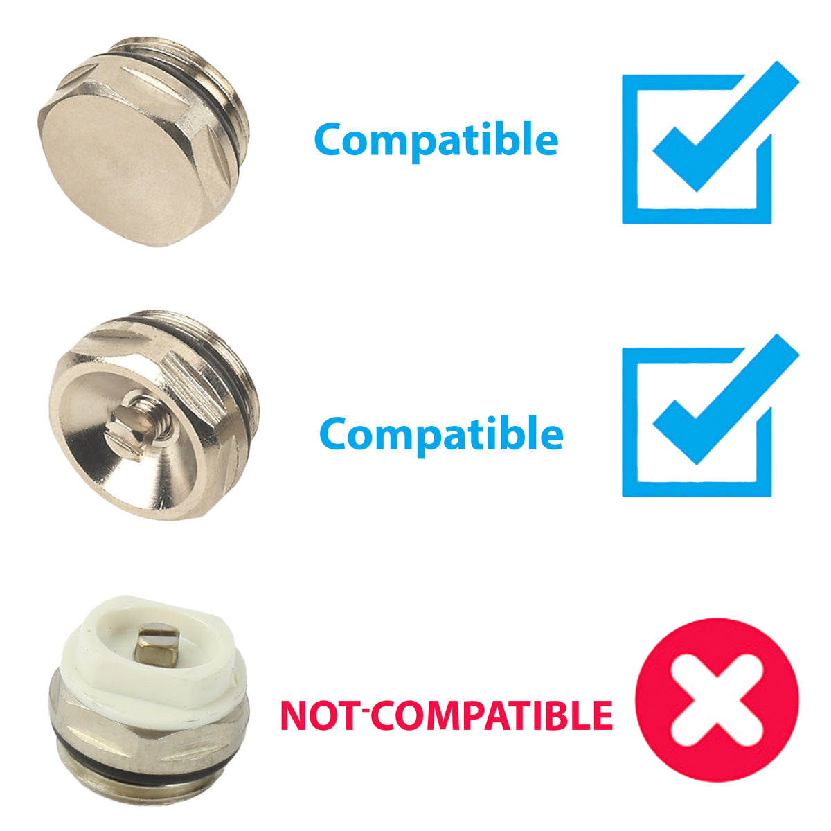 Tapones de Cubierta Para Radiadores Toalleros
