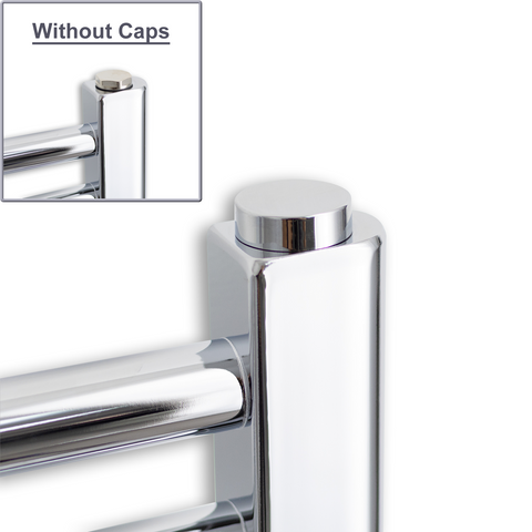 Tapones de Cubierta Para Radiadores Toalleros Cromo 2